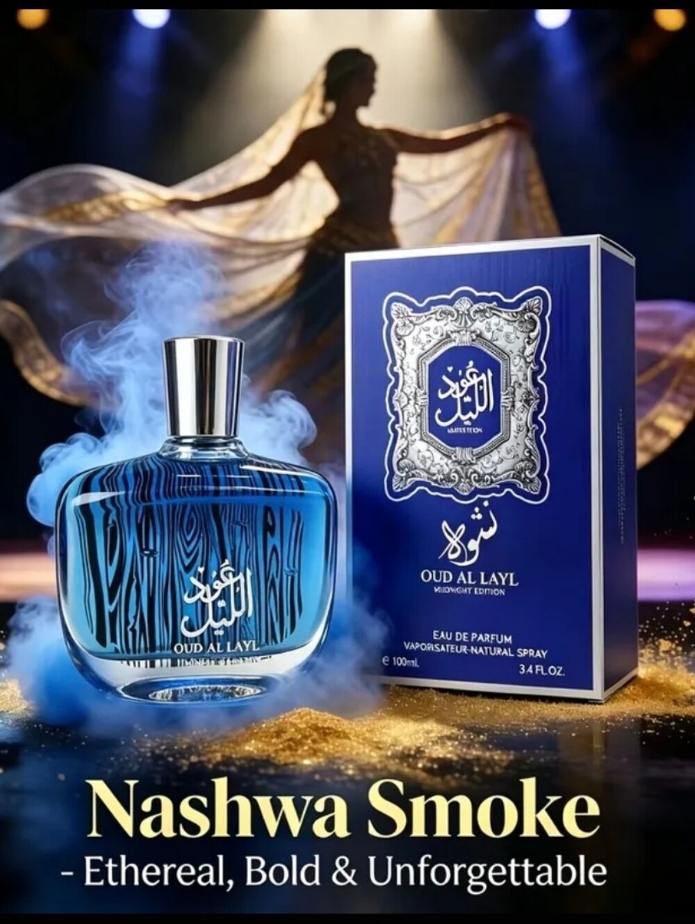Unisex Luxury OUD AL LAYL Midnight Edition By Diviloo Eau De Parfume